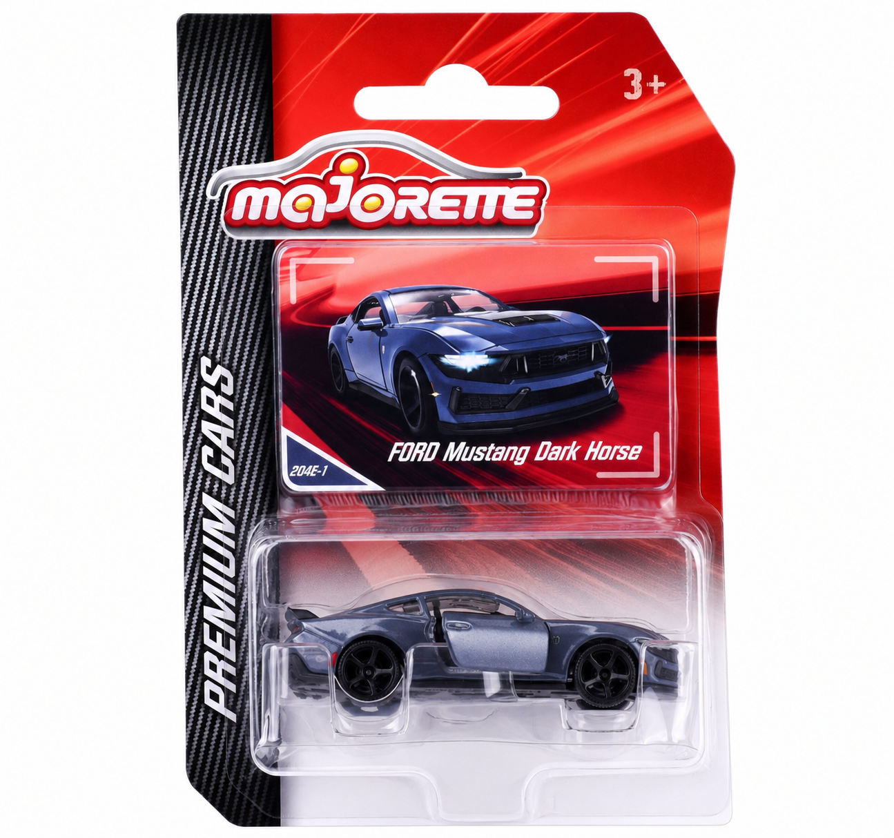 Majorette Ford Mustang Dark Horse Premium Die-Cast Car | Opening Door | Collectible Car