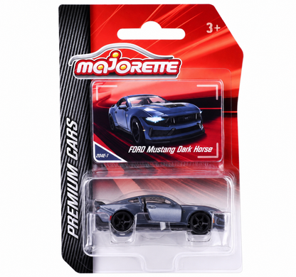 Majorette Ford Mustang Dark Horse Premium Die-Cast Car | Opening Door | Collectible Car