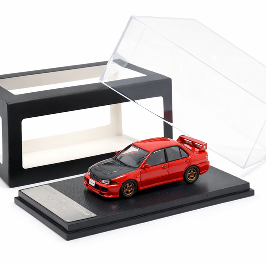 MyModelCollect 1995 Mitsubishi Lancer Evolution – Red | 1:64 Scale Diecast Model Car