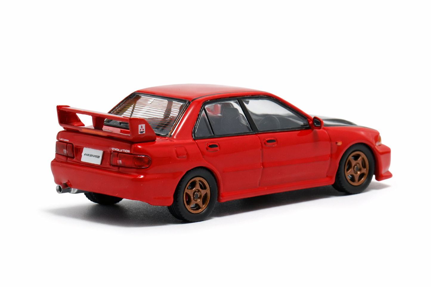 MyModelCollect 1995 Mitsubishi Lancer Evolution – Red | 1:64 Scale Diecast Model Car