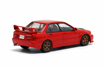 MyModelCollect 1995 Mitsubishi Lancer Evolution – Red | 1:64 Scale Diecast Model Car