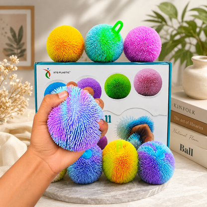 Stress Ball Sensory Fidget Toy – Throw It, Catch It, Stress It, Hug It | Soft Spiky Squishy Ball for Kids & Adults | Stress Relief, Anxiety Relief, Sensory Play & Hand Exercise | Random 1 Pick