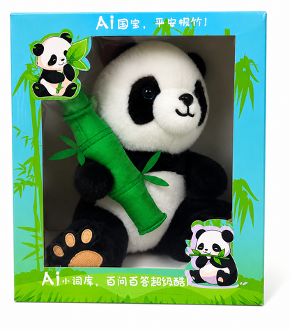 AI Dazi Interactive Talking Panda Plush Toy | Smart AI Plush Companion | Wi-Fi Enabled Educational Talking Panda for Kids