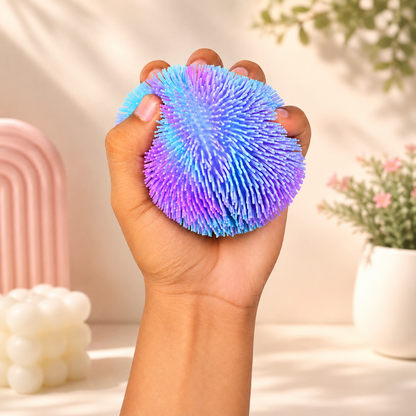 Stress Ball Sensory Fidget Toy – Throw It, Catch It, Stress It, Hug It | Soft Spiky Squishy Ball for Kids & Adults | Stress Relief, Anxiety Relief, Sensory Play & Hand Exercise | Random 1 Pick