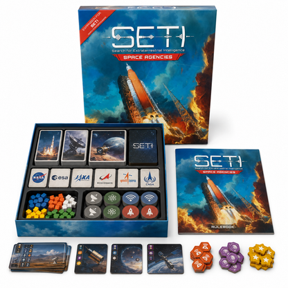 SETI: Space Agencies Board Game Expansion | Strategy Game for 1–4 Players, Ages 14+