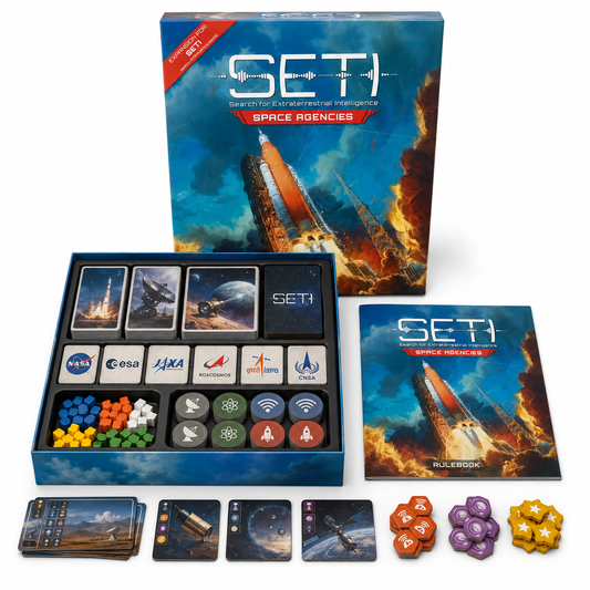 SETI: Space Agencies Board Game Expansion | Strategy Game for 1–4 Players, Ages 14+