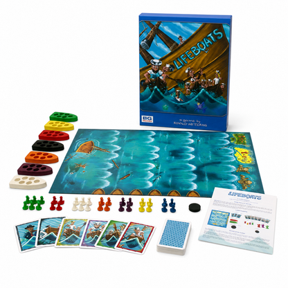 Lifeboats Negotiation Strategy Board Game | Rescue & Survival Game for 3–6 Players, Ages 12+