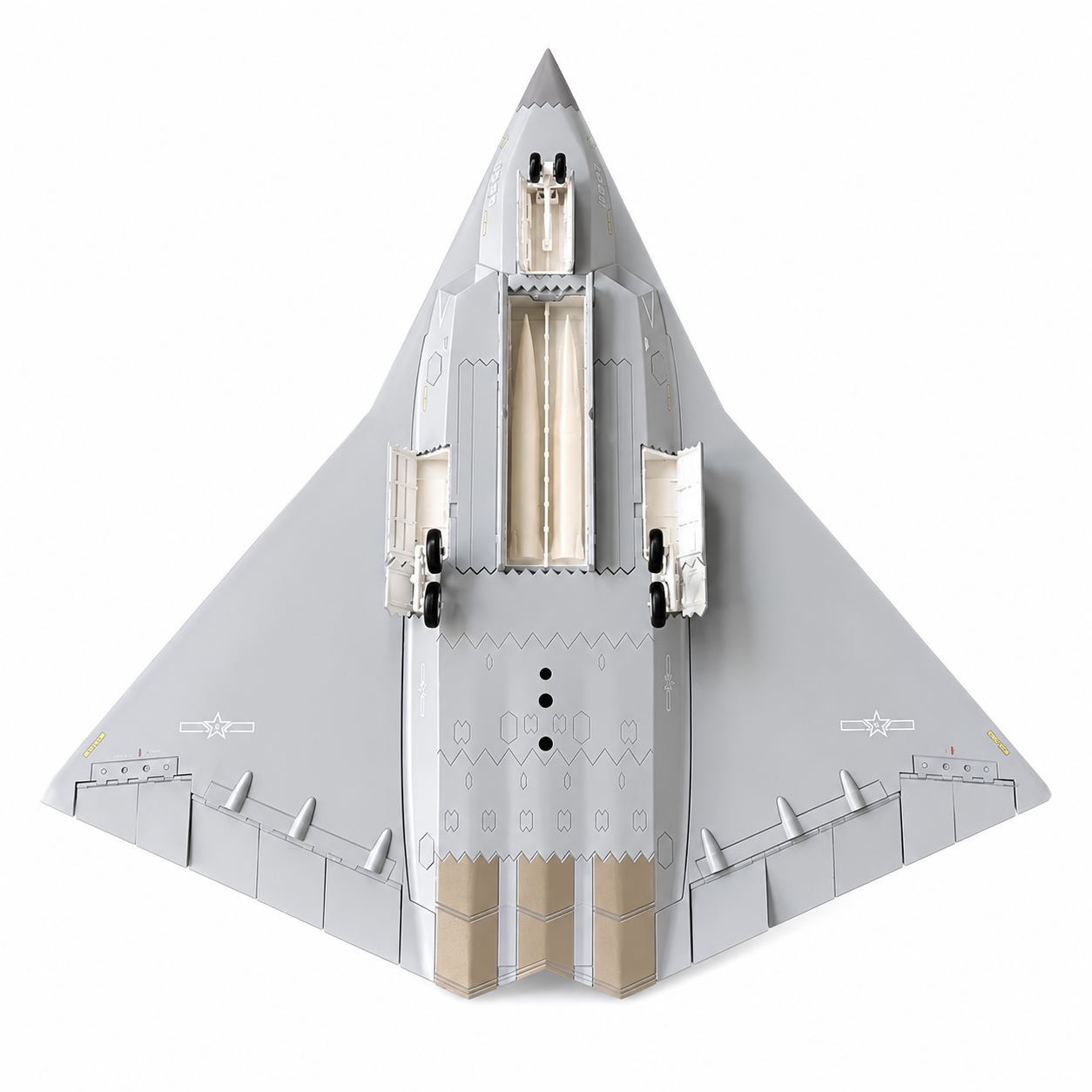 Premium Aircraft Model Plane 1:72 Scale – J-36 Stealth Fighter Metal Diecast for Collectors & Aviation Enthusiasts