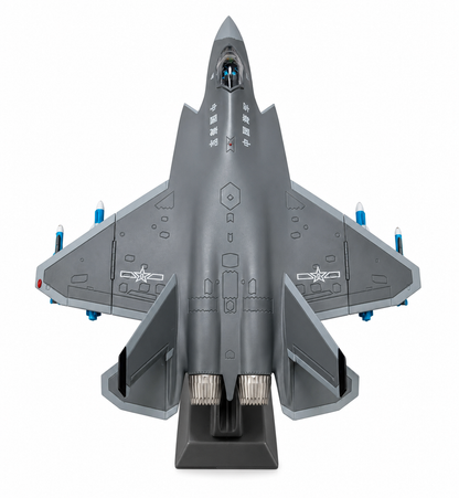 Premium Aircraft Model Plane 1:60 Scale – J-35 Stealth Fighter Metal Diecast Collectible with Display Stand for Collectors & Aviation Enthusiasts