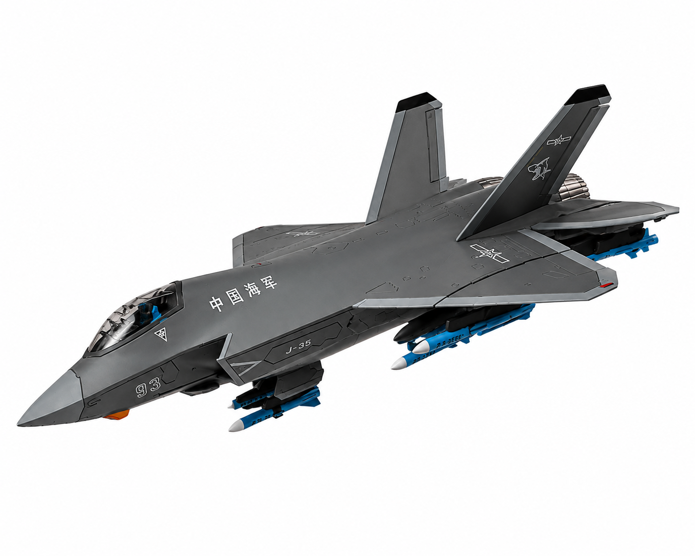 Premium Aircraft Model Plane 1:60 Scale – J-35 Stealth Fighter Metal Diecast Collectible with Display Stand for Collectors & Aviation Enthusiasts