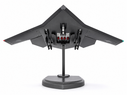 Premium 1:300 Scale H-20 Stealth Bomber Aircraft Diecast Model with Display Stand | Military Aircraft Collectible Display Model for Home & Office Decor