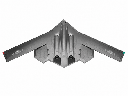 Premium 1:300 Scale H-20 Stealth Bomber Aircraft Diecast Model with Display Stand | Military Aircraft Collectible Display Model for Home & Office Decor