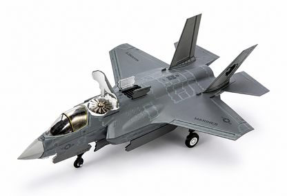 Premium 1:72 Scale Lockheed Martin F-35B Lightning II Metal Diecast Body Aircraft Model with Display Stand | Modern Military Fighter Jet Collectible
