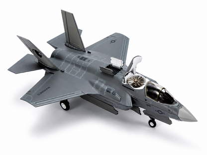 Premium 1:72 Scale Lockheed Martin F-35B Lightning II Metal Diecast Body Aircraft Model with Display Stand | Modern Military Fighter Jet Collectible