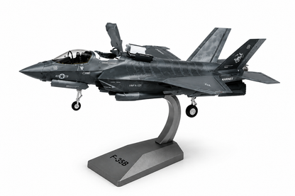 Premium 1:72 Scale Lockheed Martin F-35B Lightning II Metal Diecast Body Aircraft Model with Display Stand | Modern Military Fighter Jet Collectible