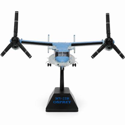 Premium 1:72 Scale V-22 Osprey JGSDF Tiltrotor Aircraft Model with Display Stand | Detailed Military Aircraft Collectible for Home & Office Decor