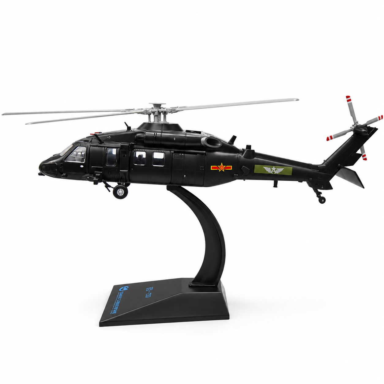 Premium 1:72 Scale Z-20 Military Helicopter Diecast Model with Display Stand & Collector Box | Alloy Military Aircraft Collectible