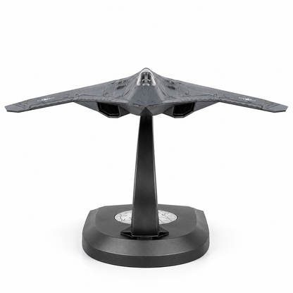 Premium 1:60 Scale J-50 Sixth Generation Stealth Fighter Aircraft Model with Display Stand | Metal Diecast Military Jet Collectible for Home & Office Display