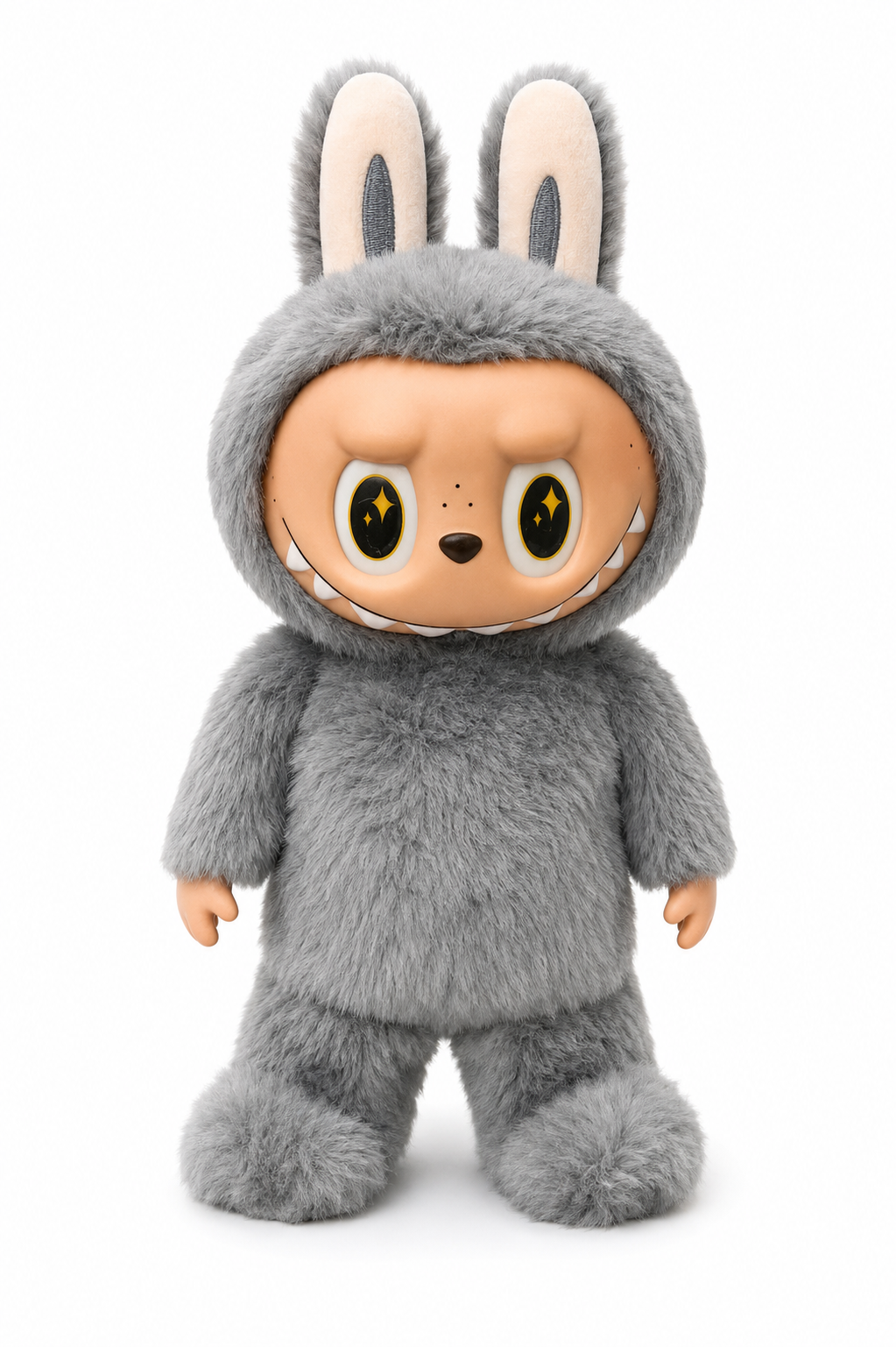 Interactive Walking Labubu Plush Toy with Music & Twisting Action | Soft Battery-Operated Labubu Toy for Kids