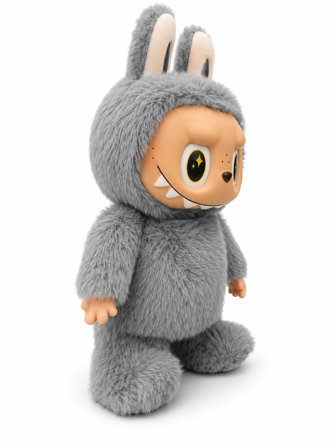 Interactive Walking Labubu Plush Toy with Music & Twisting Action | Soft Battery-Operated Labubu Toy for Kids