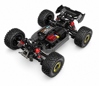 MJX Hyper Go 1:16 Scale 4WD Brushless RC Monster Truck | 2.4GHz High-Speed Off-Road Remote Control Car with Extra Tyres, Spare Body & Rechargeable Battery