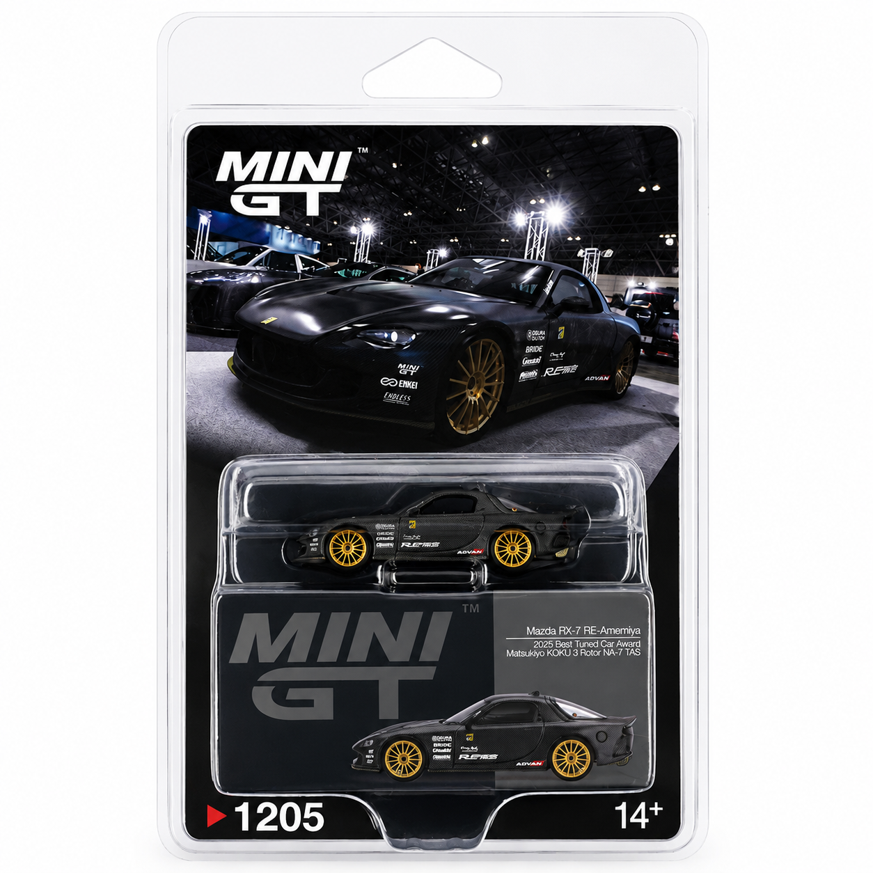 MINI GT 1:64 (Blister Pack) Mazda RX-7 RE-Amemiya 2025 Best Tuned