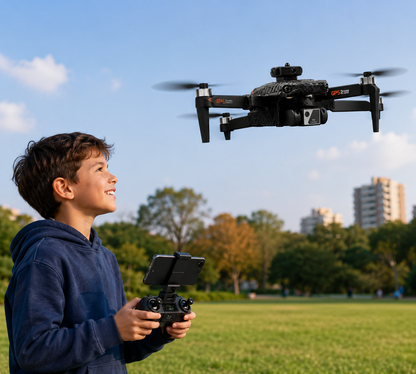 S25 GPS Foldable Drone with Dual HD Camera, Brushless Motor, Intelligent Obstacle Avoidance & Long Range RC Quadcopter for Aerial Photography