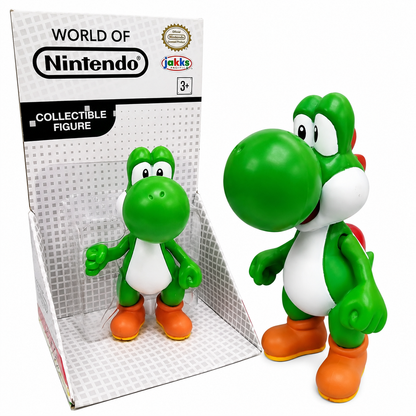 Jakks Pacific World of Nintendo Yoshi Collectible Mini Figure 2.5 Inch | Official Nintendo Licensed Action Figure for Kids & Collectors