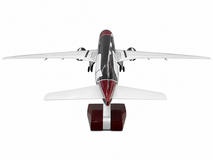 Qatar Airways Boeing 777 1:160 Scale Diecast Aircraft Display Model with LED Light | Premium Collectible Airplane Replica with Display Stand