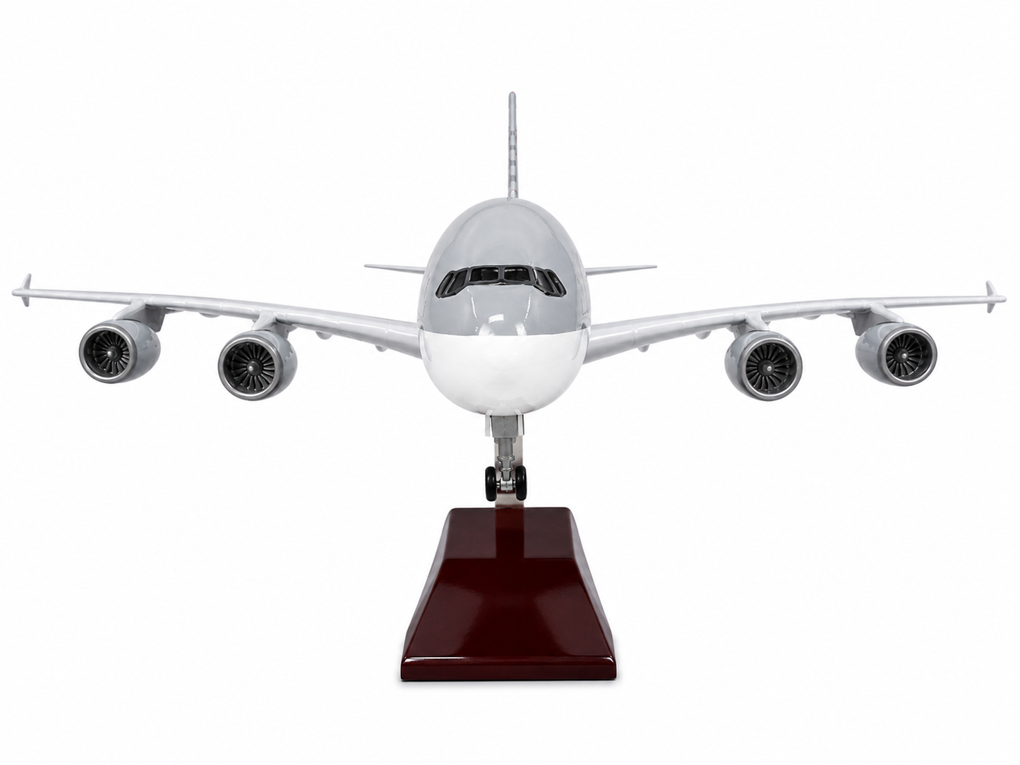 Qatar Airbus A380 1:160 Scale Diecast Aeroplane Display Model with LED Light | Premium Aircraft Replica with Display Stand