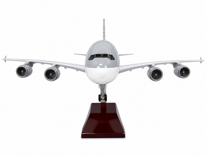 Qatar Airbus A380 1:160 Scale Diecast Aeroplane Display Model with LED Light | Premium Aircraft Replica with Display Stand