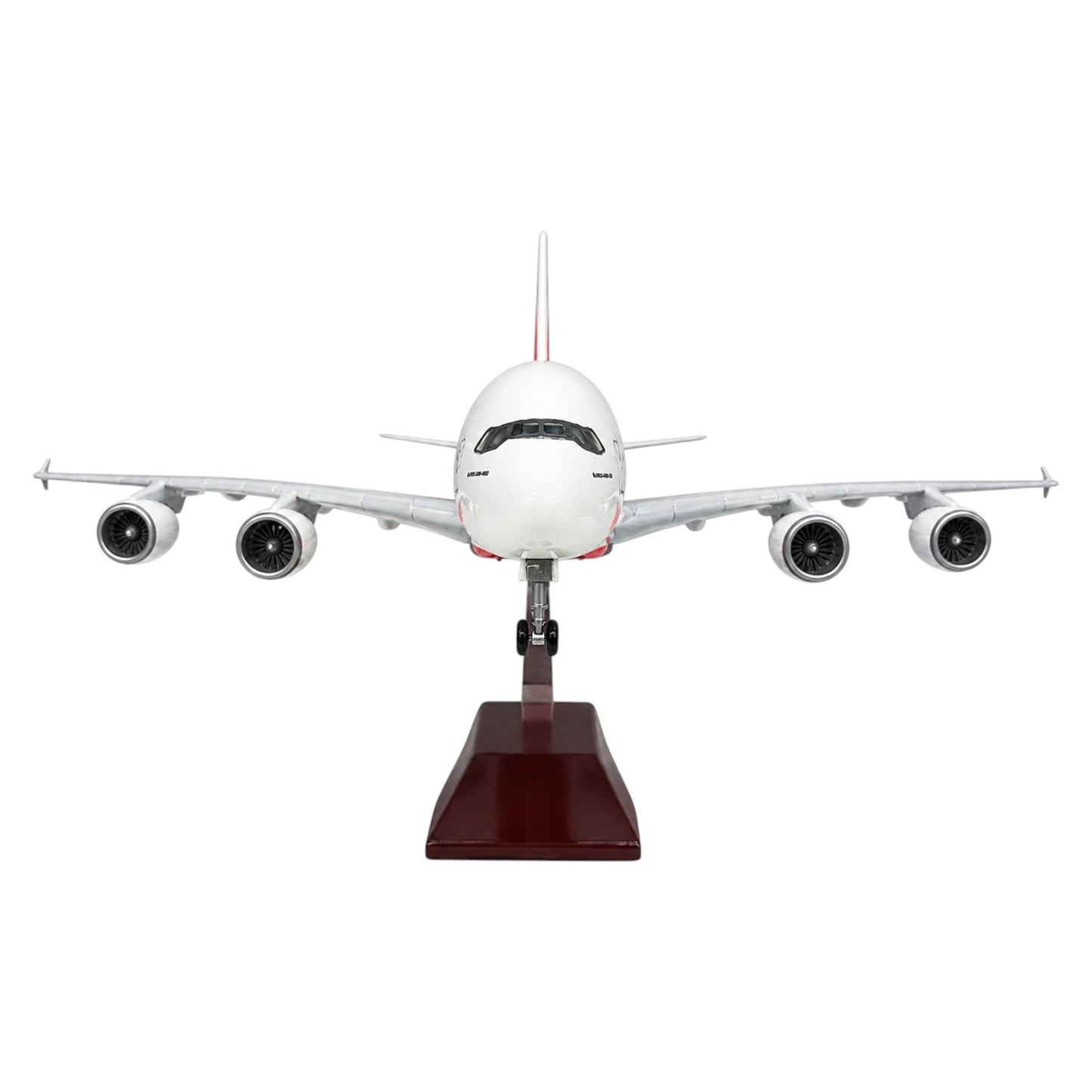 Airbus A380 UAE Emirates 1:160 Scale Diecast Aeroplane Display Model with LED Light | Premium Aircraft Replica with Display Stand