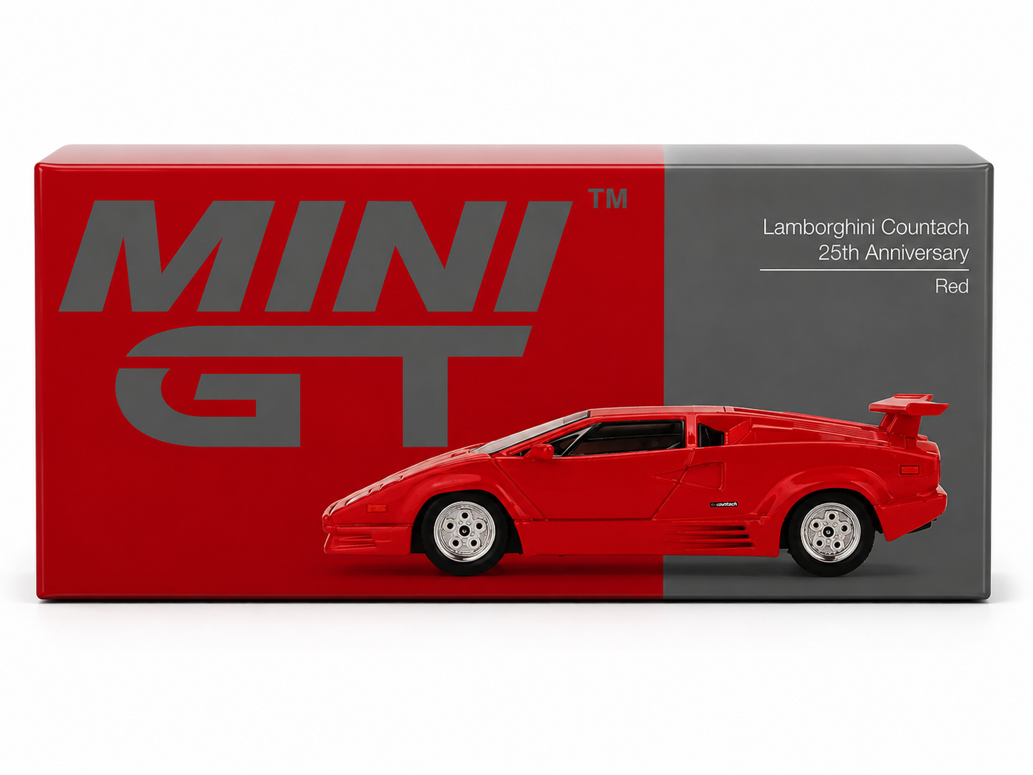 Mini GT 1:64 Lamborghini Countach 25th Anniversary Red Diecast