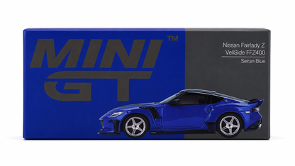 MINI GT 1:64 Nissan Fairlady Z VeilSide FFZ400 Seiran Blue Die-Cast Model Car