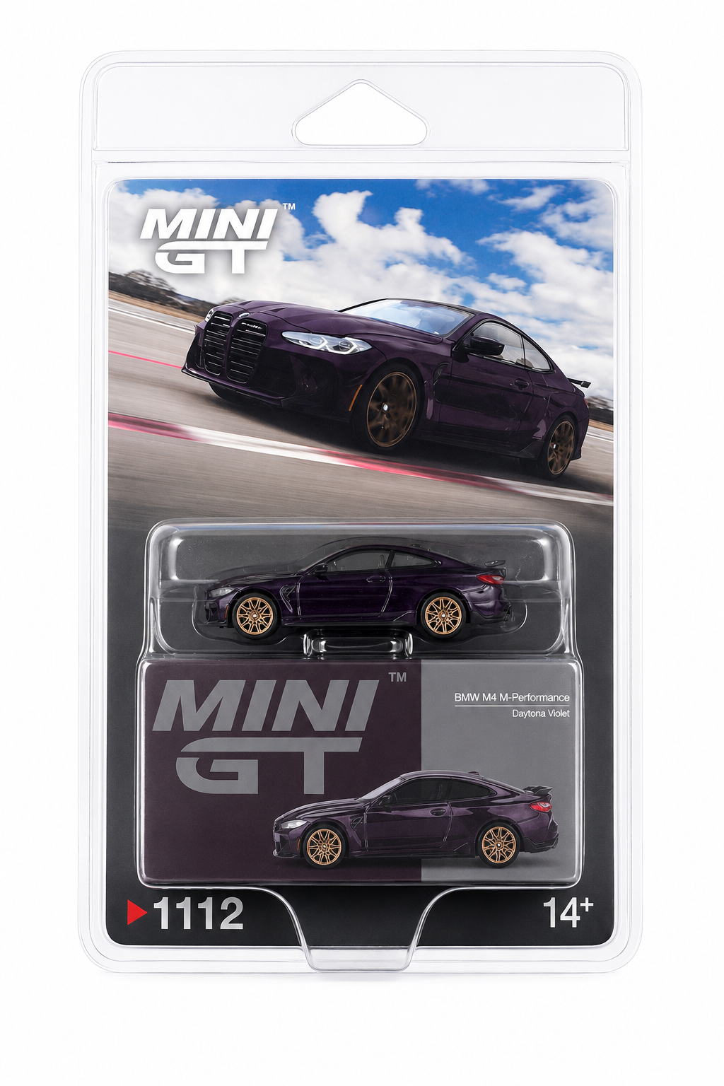 Mini GT 1:64 (Blister Pack) BMW M4 M Performance Daytona Violet