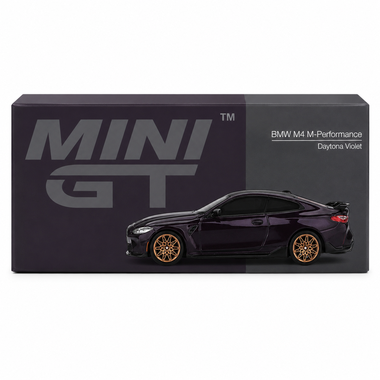Mini GT 1:64 BMW M4 M Performance Daytona Violet Die-Cast Model