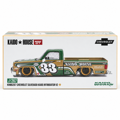 MINI GT 1:64 KAIDO HOUSE Chevrolet Silverado Kaido Intimidator V2 KHMG267 Die-Cast Model | Collector Edition