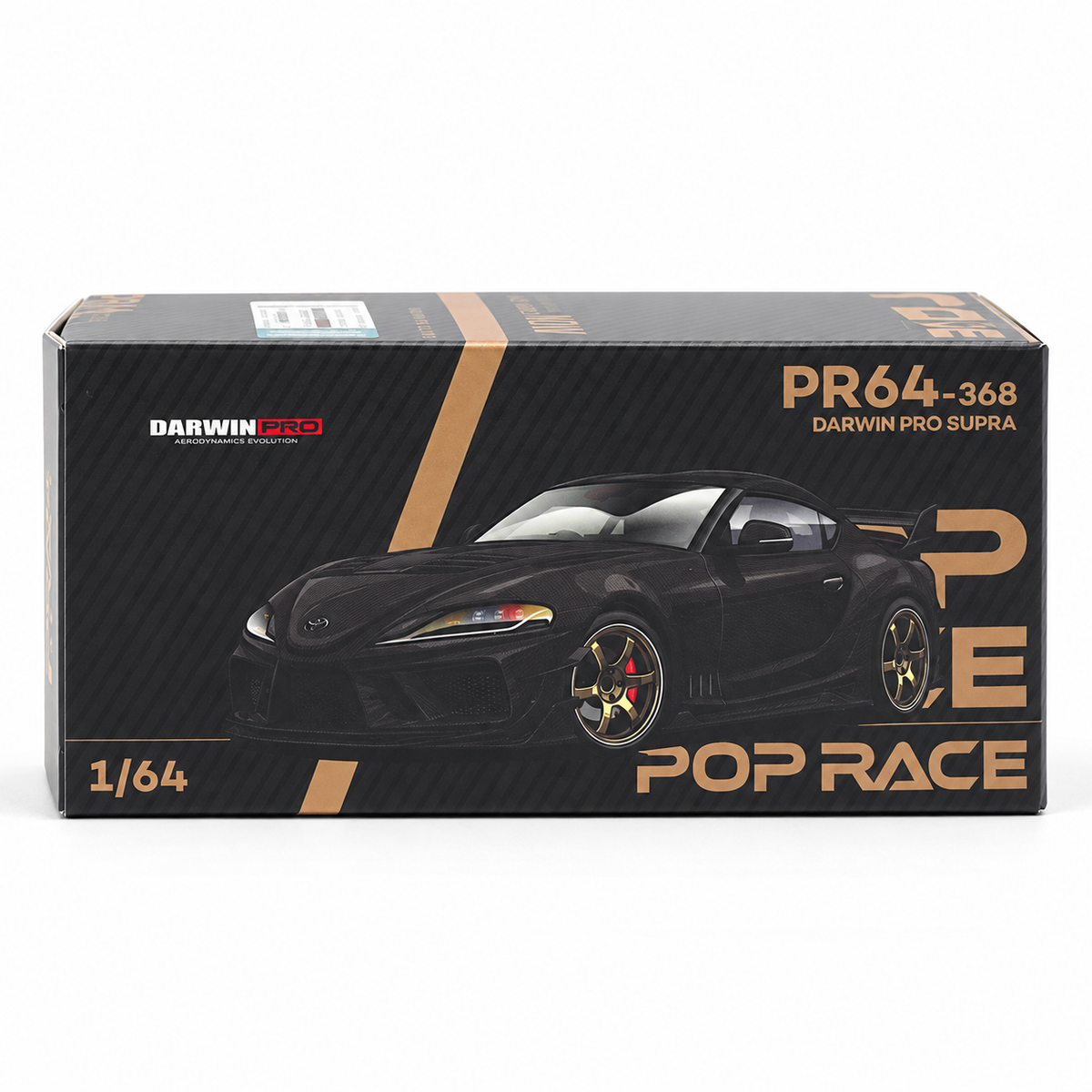 POP RACE 1:64 DarwinPRO Supra Black – PR64-368 | Collector Edition