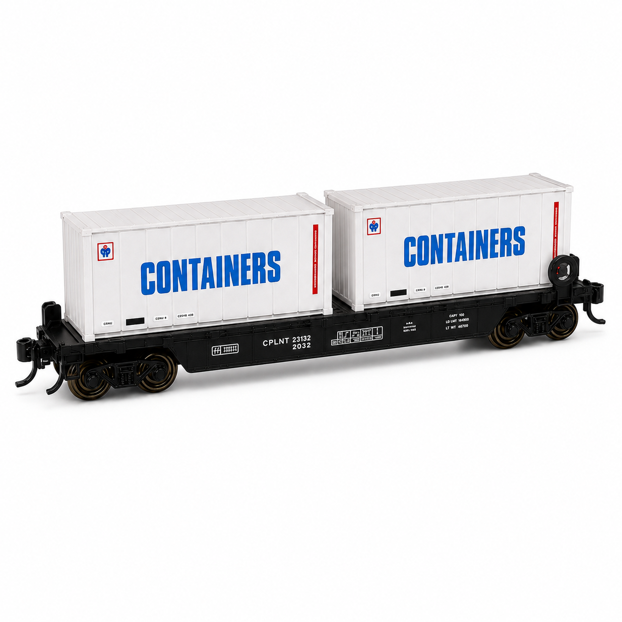 HANFIY 95019 HO 1:87 Railroad Freight Wagon Set – 4-Piece Model Train Cars, 14+