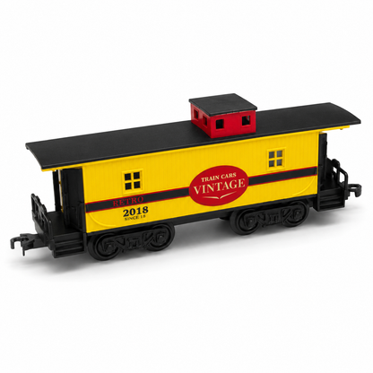 HANFIY 98151 HO 1:87 Vintage Yellow Caboose Railway Car Model for Collectors 14+