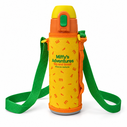 Miffy & Friends 500ml Stainless Steel Vacuum Insulated Water Bottle with Flip-Top Sipper Lid – Assorted Designs