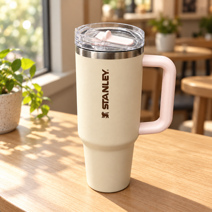 Stanley Quencher H2.0 FlowState Tumbler 40 oz / 1.18 L | Insulated Stainless Steel Cup with Handle & Straw