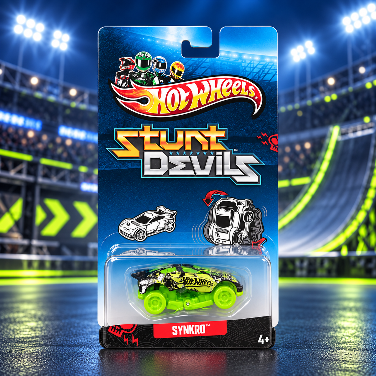 Hot Wheels 1:64 Stunt Devils Toy Car – Random Model, 1 Blister Pack