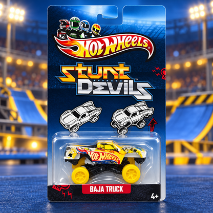 Hot Wheels 1:64 Stunt Devils Toy Car – Random Model, 1 Blister Pack