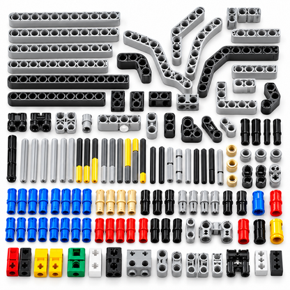 LEGO 9695 Mindstorms Education Building Set with Storage Case, Technic Gears, Wheels, Beams, Axles & Connectors | STEM Engineering Learning Kit