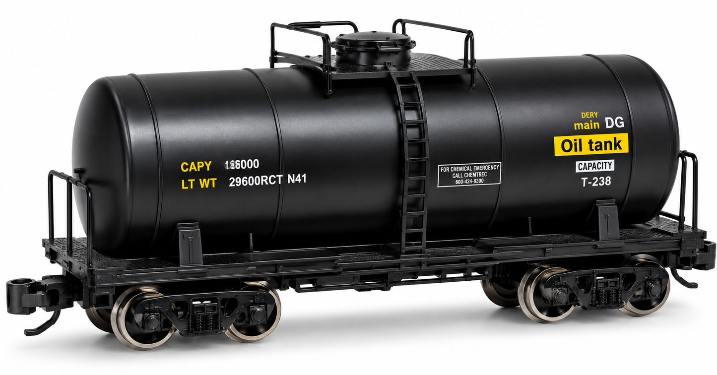 HANFIY 66700A Russian M62 Diesel Train 4 Car Set HO Scale 1:87 | Locomotive with 3 Freight Wagons | Model Railway Train