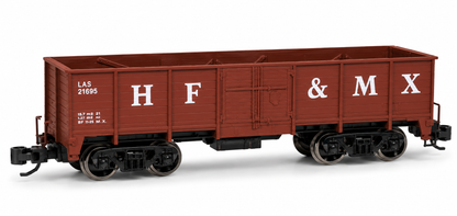 HANFIY 66700A Russian M62 Diesel Train 4 Car Set HO Scale 1:87 | Locomotive with 3 Freight Wagons | Model Railway Train