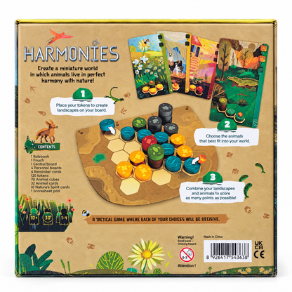 Harmonies Board Game – Nature Themed Strategy & Tile Placement Game by Libellud