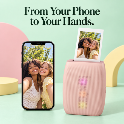 Fujifilm Instax Mini Link 3 Smartphone Photo Printer Starter Kit – Portable Instant Printer - Pink