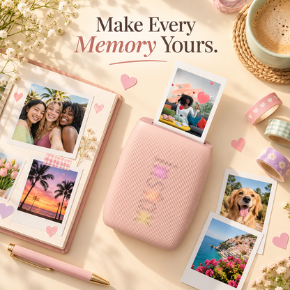 Fujifilm Instax Mini Link 3 Smartphone Photo Printer Starter Kit – Portable Instant Printer - Pink